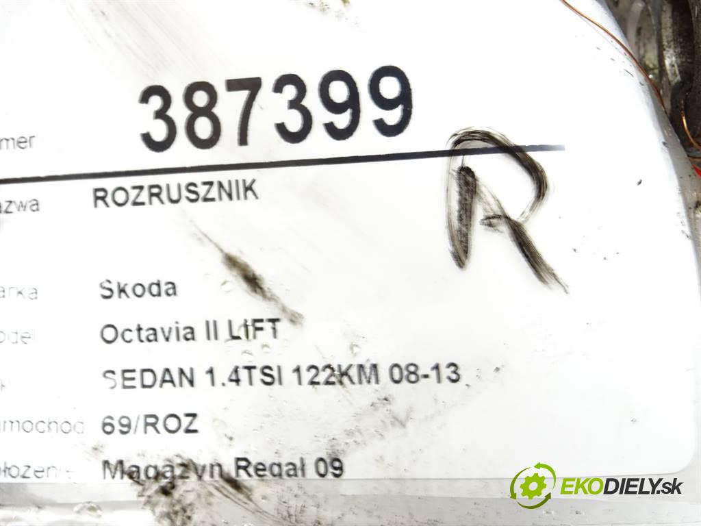 Skoda Octavia II LIFT  2010 122KM SEDAN 1.4TSI 122KM 08-13 1400 Štartér 02Z911023E (Štartéry)