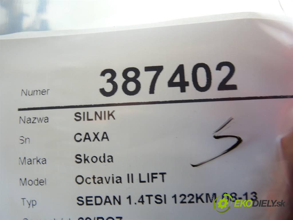 Skoda Octavia II LIFT  2010 122KM SEDAN 1.4TSI 122KM 08-13 1400 Motor CAXA (Motory (kompletné))