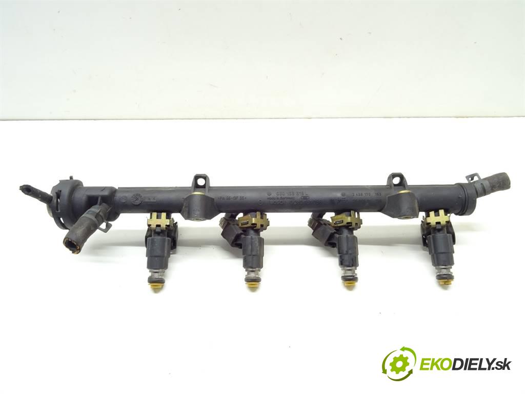 Volkswagen Lupo  1999 37 kW 1.0B 50KM 98-05 1000 Lišta vstrekovacia Vstrekovacie ventily 030133319L (Vstrekovacie lišty)