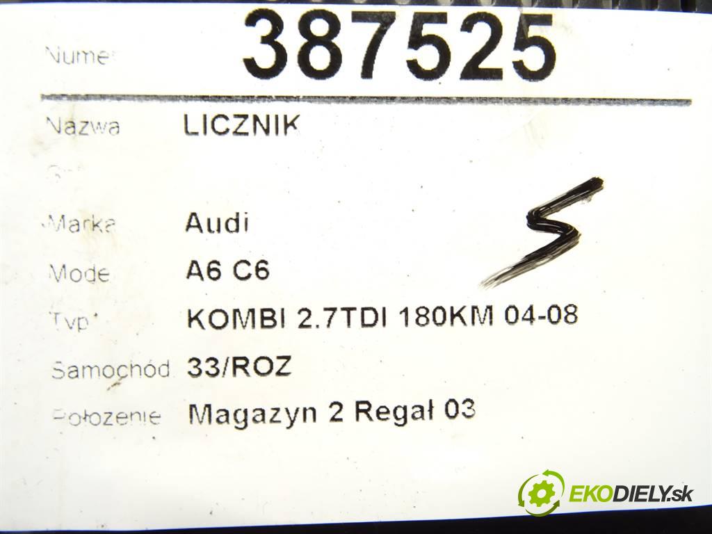 Audi A6 C6  2006 132 kW KOMBI 2.7TDI 180KM 04-08 2700 Prístrojovka 503000731602 (Prístrojové dosky, displeje)