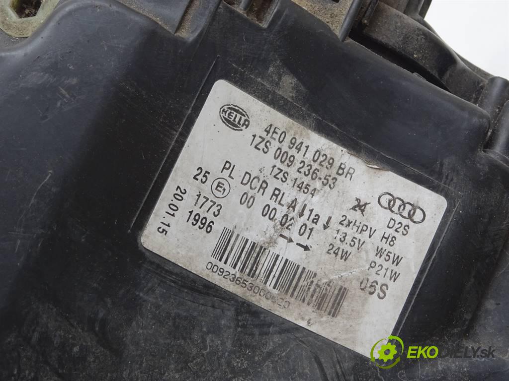 Audi A8 D3  2007 350KM LIFT QUATTRO SEDAN 4D 4.2FSI V8 350KM 02-09 4200 světlomet levý XENON 4E0941029BR