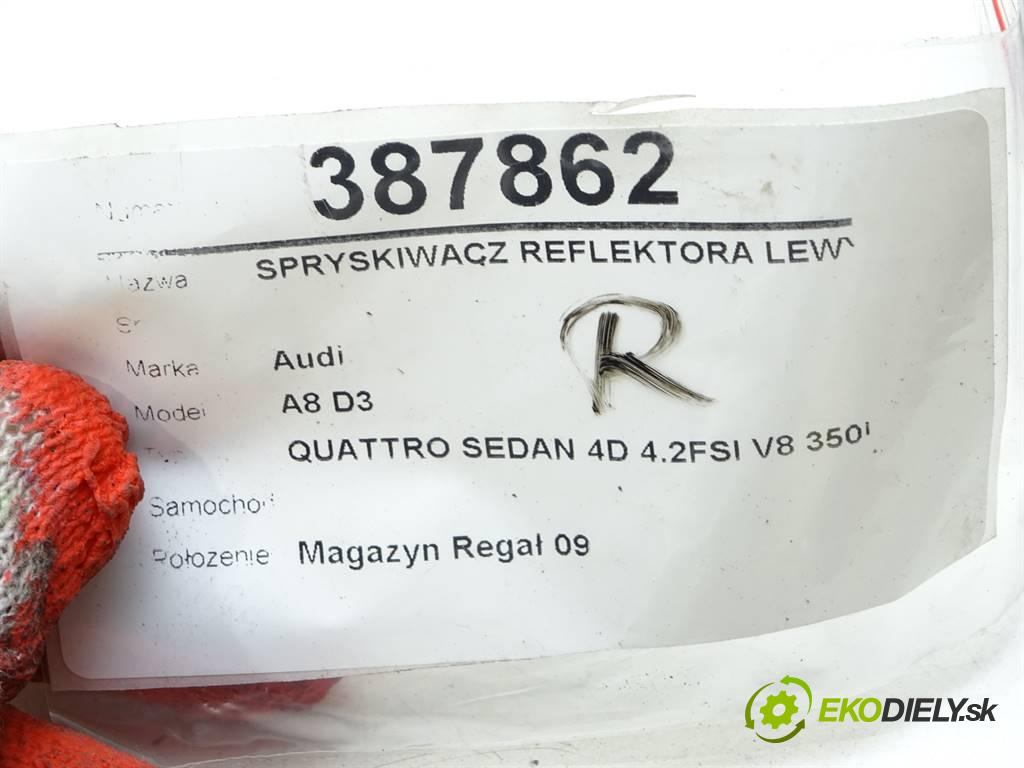 Audi A8 D3    QUATTRO SEDAN 4D 4.2FSI V8 350KM 02-09  ostřikovače světla levý 4E0955965AA (Pumpy, čerpadla ostřikovačů)