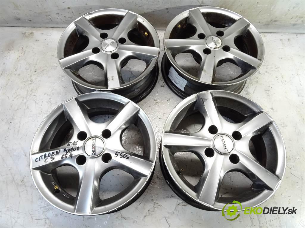 Citroen C3    14 5,5J 4X108 ET16  disky hliníkové 14  (Hliníkové)
