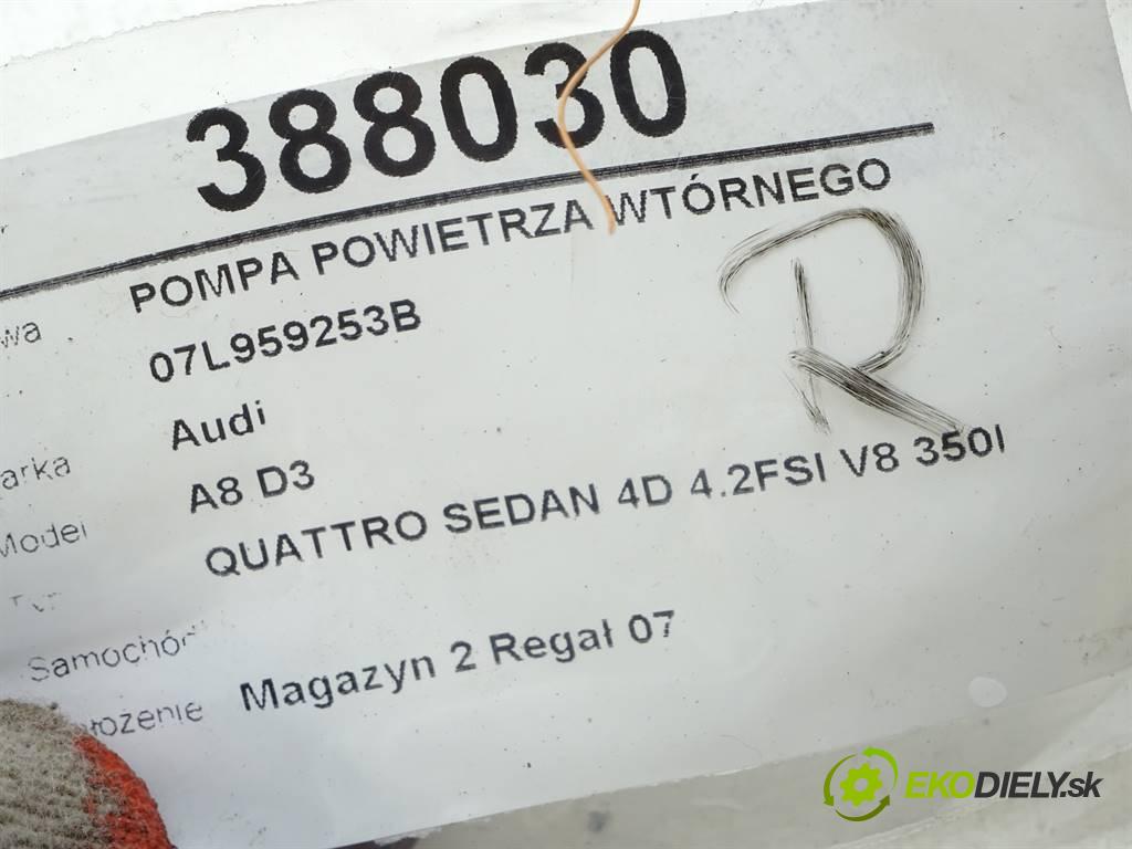 Audi A8 D3    QUATTRO SEDAN 4D 4.2FSI V8 350KM 02-09  Pumpa vzduchu sekundárneho 07L959253B (Ostatné)
