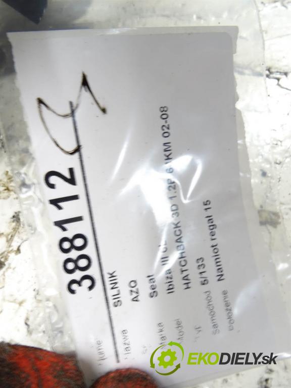 Seat Ibiza III 6L  2003 47 kW HATCHBACK 3D 1.2B 64KM 02-08 1200 Motor AZQ (Motory (kompletné))