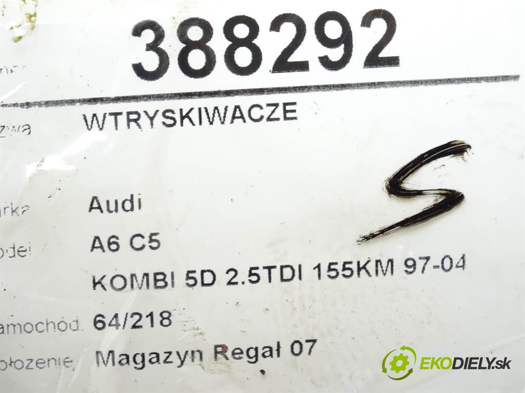 Audi A6 C5  2001 114 kW KOMBI 5D 2.5TDI 155KM 97-04 2500 vstřikovací ventily 059130202F 059130201F
