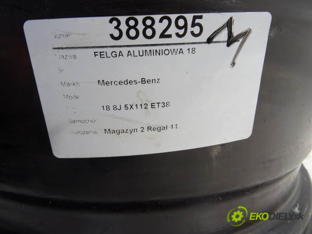 Mercedes-Benz     18 8J 5X112 ET38  disk 18  (Hliníkové)