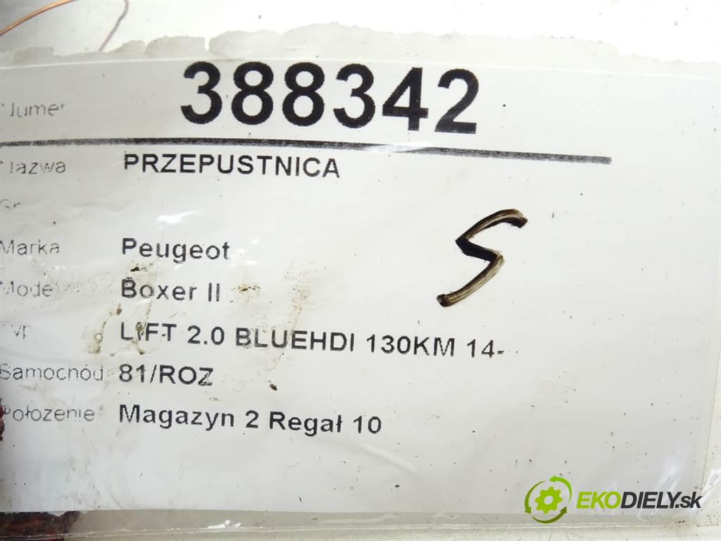 Peugeot Boxer II  2017 131KM LIFT 2.0 BLUEHDI 130KM 14- 2000 Škrtiaca klapka 9806625280 (Škrtiace klapky)