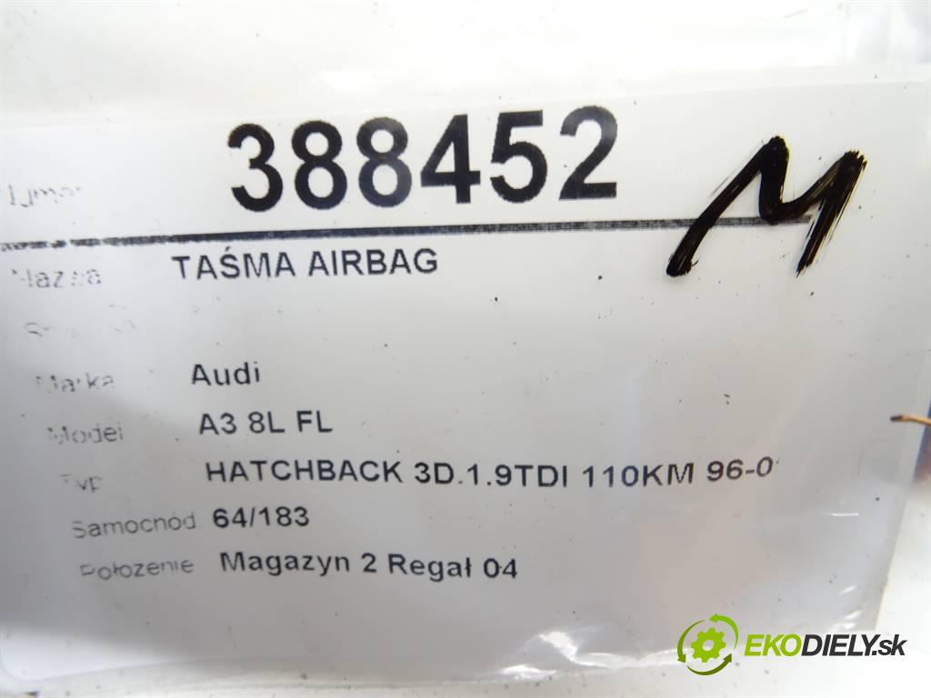 Audi A3 8L FL  2002 81 kW HATCHBACK 3D 1.9TDI 110KM 96-00 1900 Krúžok, slimák airbag 1J0959654AP (Airbagy)