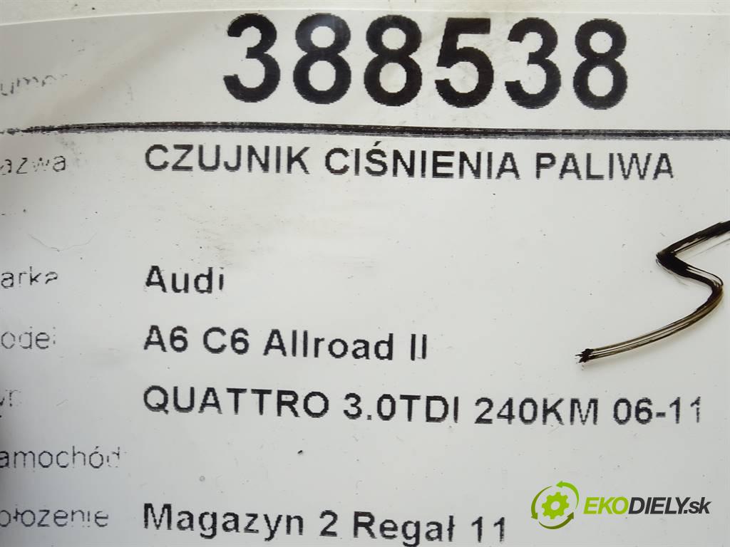 Audi A6 C6 Allroad II    QUATTRO 3.0TDI 240KM 06-11  Snímač tlaku paliva 059130758K (Snímače)