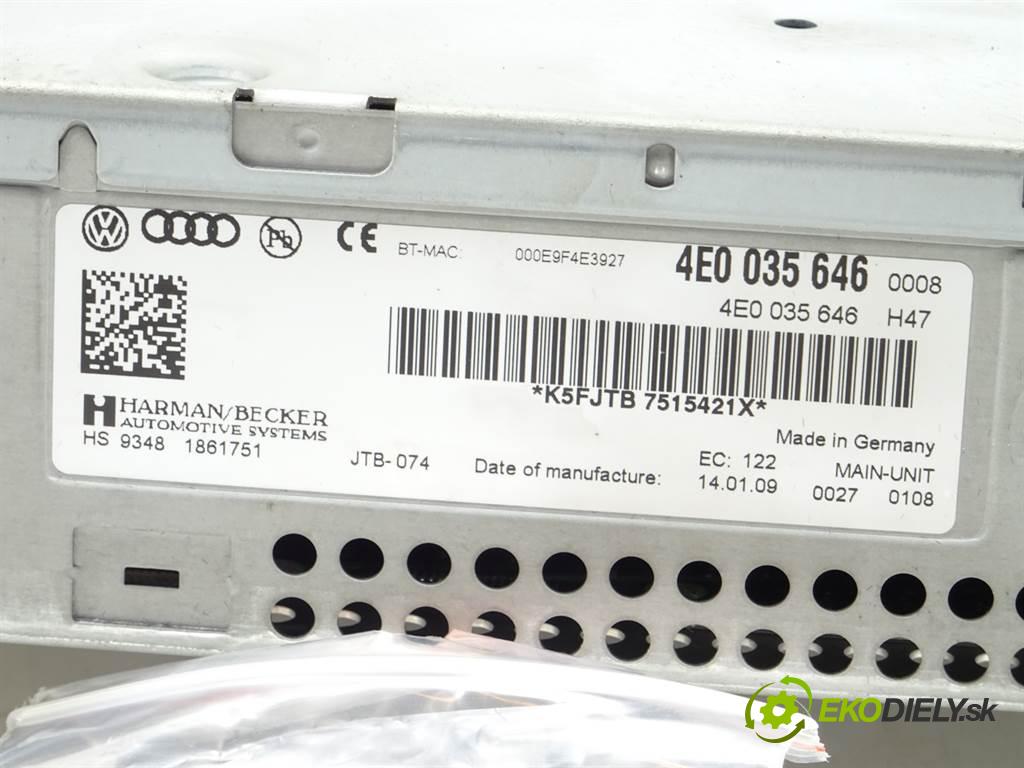 Audi A6 C6 Allroad II    QUATTRO 3.0TDI 240KM 06-11  čítač navigácie 4E0035646 (Ostatné)