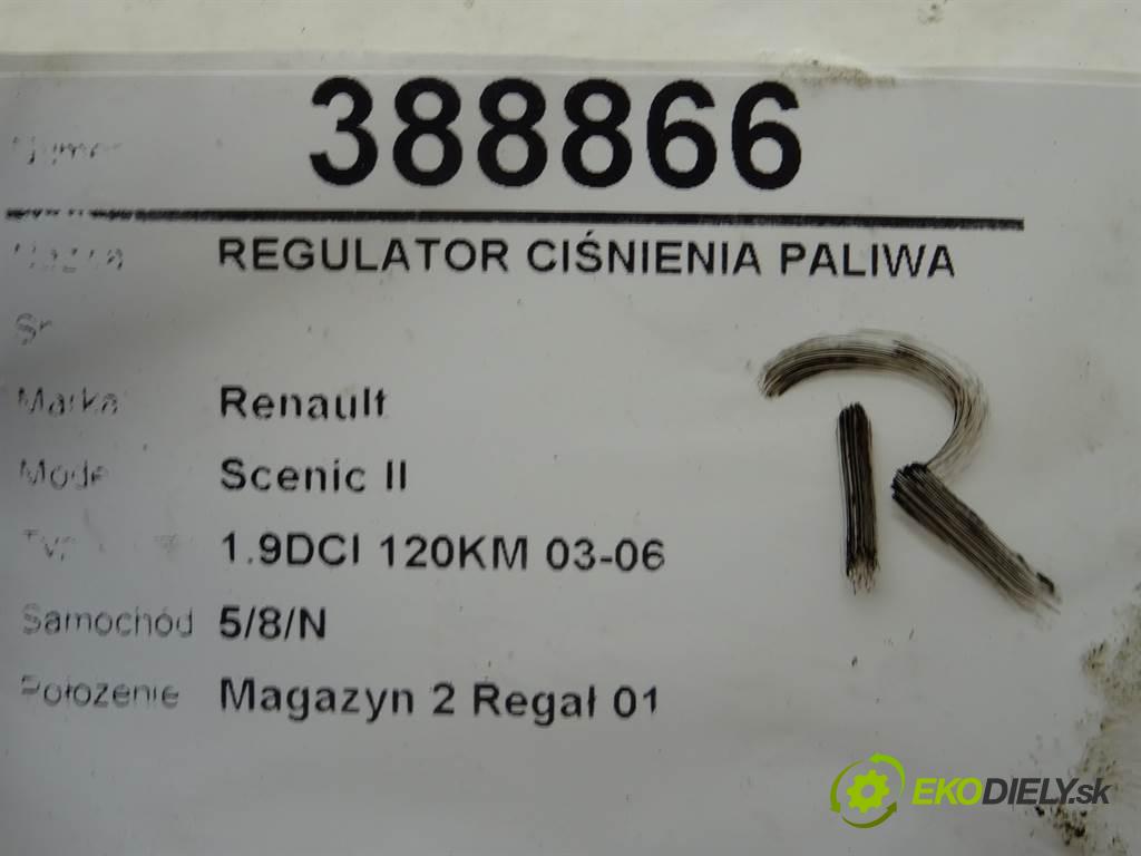 Renault Scenic II  2003 88 kW 1.9DCI 120KM 03-06 1900 Regulátor tlaku paliva 0928400502 (Ostatné)