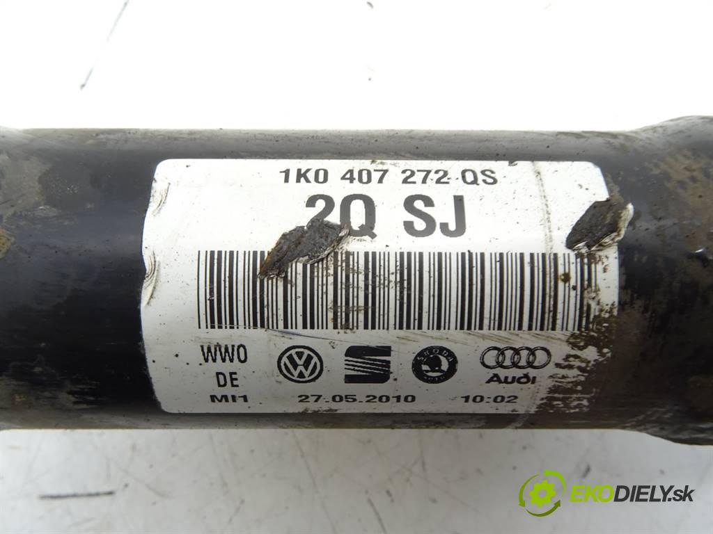 Audi A3 8P  2010 118 kW LIFT HATCHBACK 3D 1.8TFSI 160KM 08-13 1800 Poloos pravá 1K0407272QS (Poloosy)