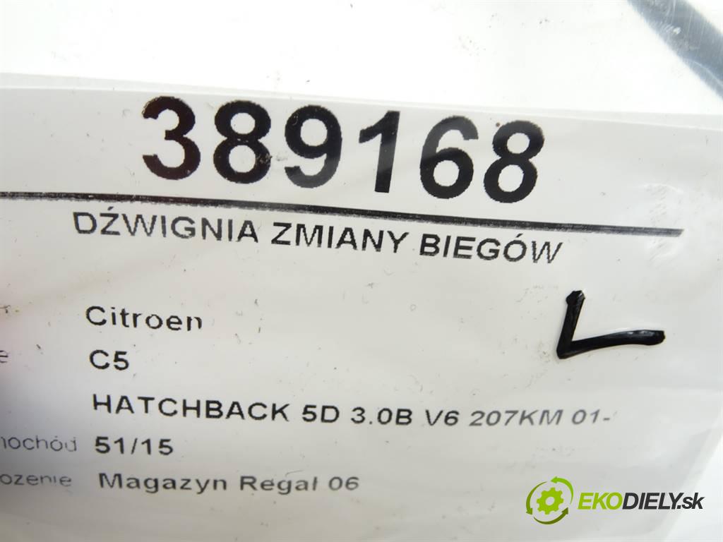 Citroen C5  2001 152 kW HATCHBACK 5D 3.0B V6 207KM 01-04 3000 Kulisa 9642800680 (Rýchlostné páky / kulisy)