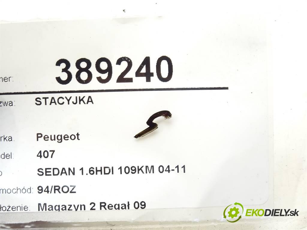 Peugeot 407  2005 80 kW SEDAN 1.6HDI 109KM 04-11 1600 spinačka N0502455 (Spínacie skrinky a kľúče)