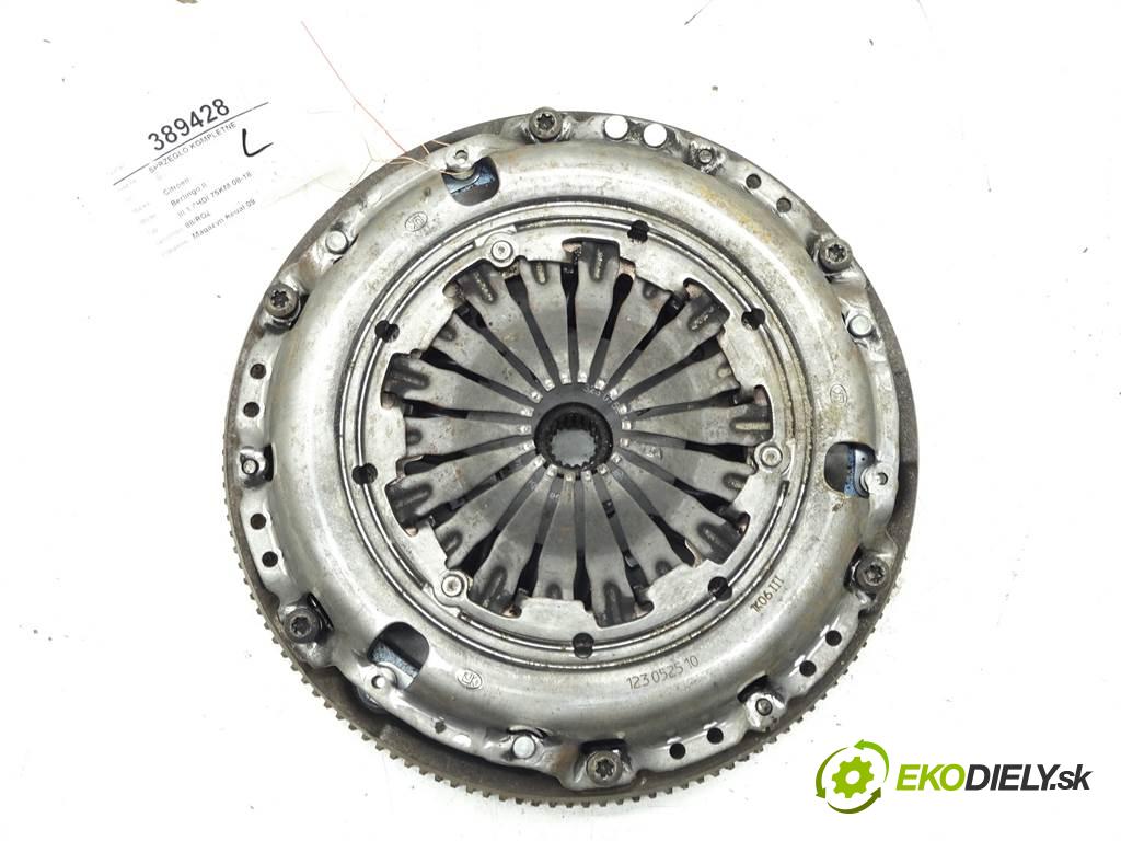 Citroen Berlingo II  2014  III 1.6HDI 75KM 08-18 1600 Spojková sada (bez ložiska) komplet 123052510 (Kompletné sady (bez ložiska))