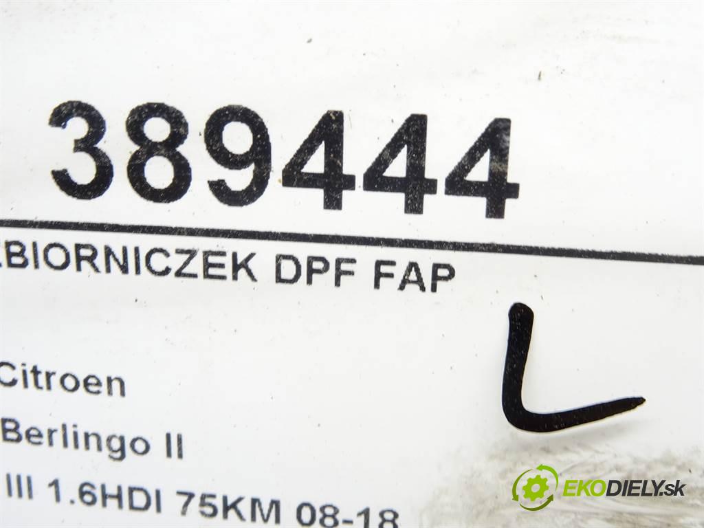 Citroen Berlingo II    III 1.6HDI 75KM 08-18  Nádržka DPF FAP 9672052180 (Ostatné)