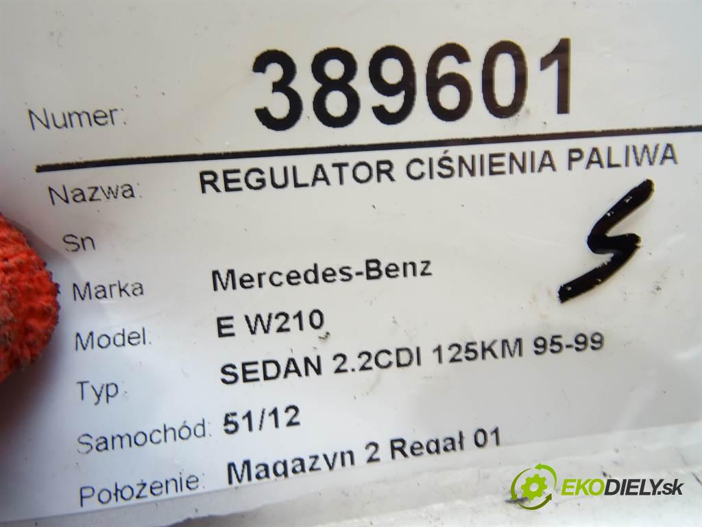 Mercedes-Benz E W210  1999  SEDAN 2.2CDI 125KM 95-99 2200 Regulátor tlaku paliva A6110780149 (Ostatné)