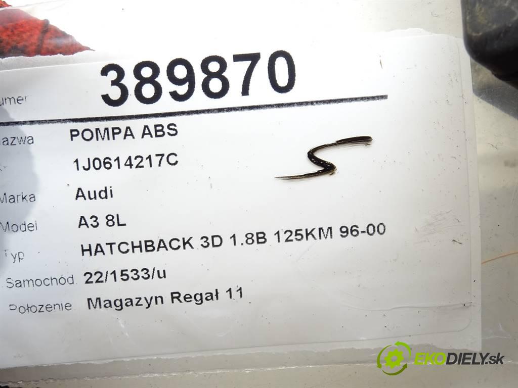 Audi A3 8L  1998 92 kW HATCHBACK 3D 1.8B 125KM 96-00 1800 Pumpa ABS 1J0614217C (Pumpy ABS)