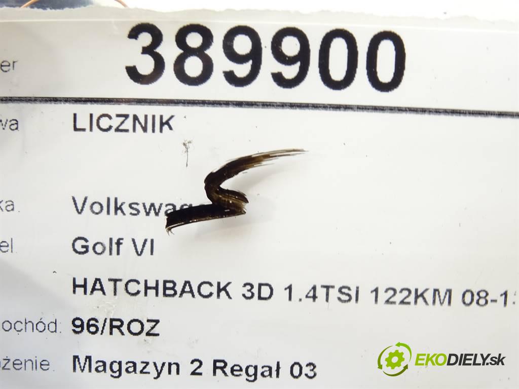 Volkswagen Golf VI  2009 90 kW HATCHBACK 3D 1.4TSI 122KM 08-13 1400 Prístrojovka 5K0920860D (Prístrojové dosky, displeje)