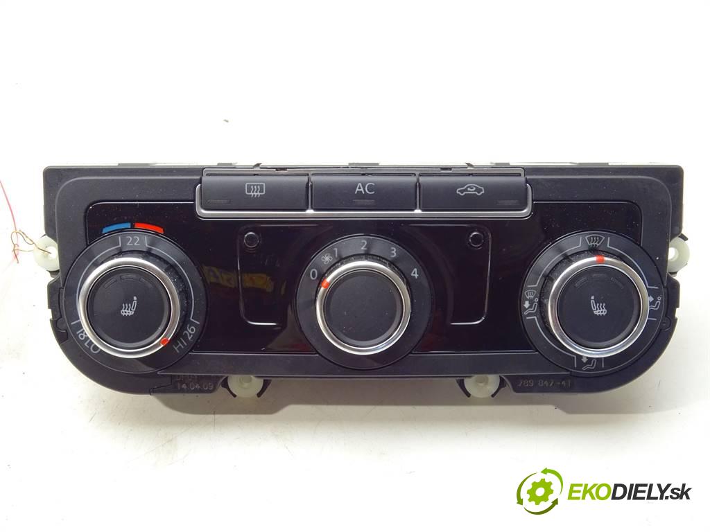 Volkswagen Golf VI  2009 90 kW HATCHBACK 3D 1.4TSI 122KM 08-13 1400 Panel ovládania kúrenia 3C8907336A (Prepínače, spínače, tlačidlá a ovládače kúrenia)