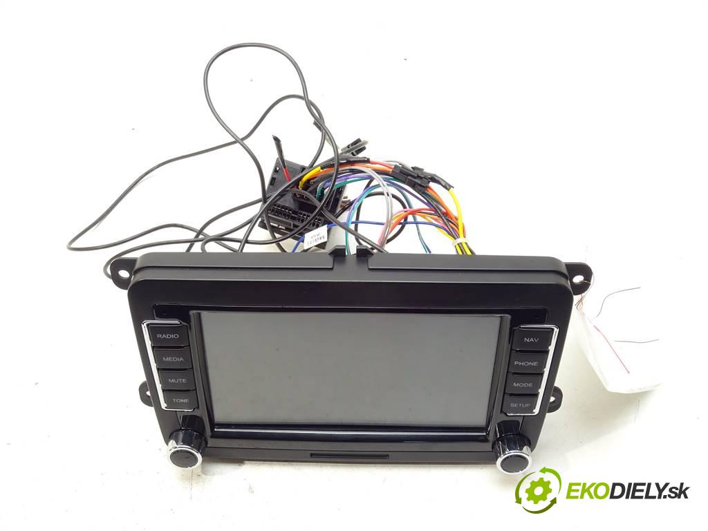 Volkswagen Golf VI  2009 90 kW HATCHBACK 3D 1.4TSI 122KM 08-13 1400 RADIO Navigácia  (Audio zariadenia)