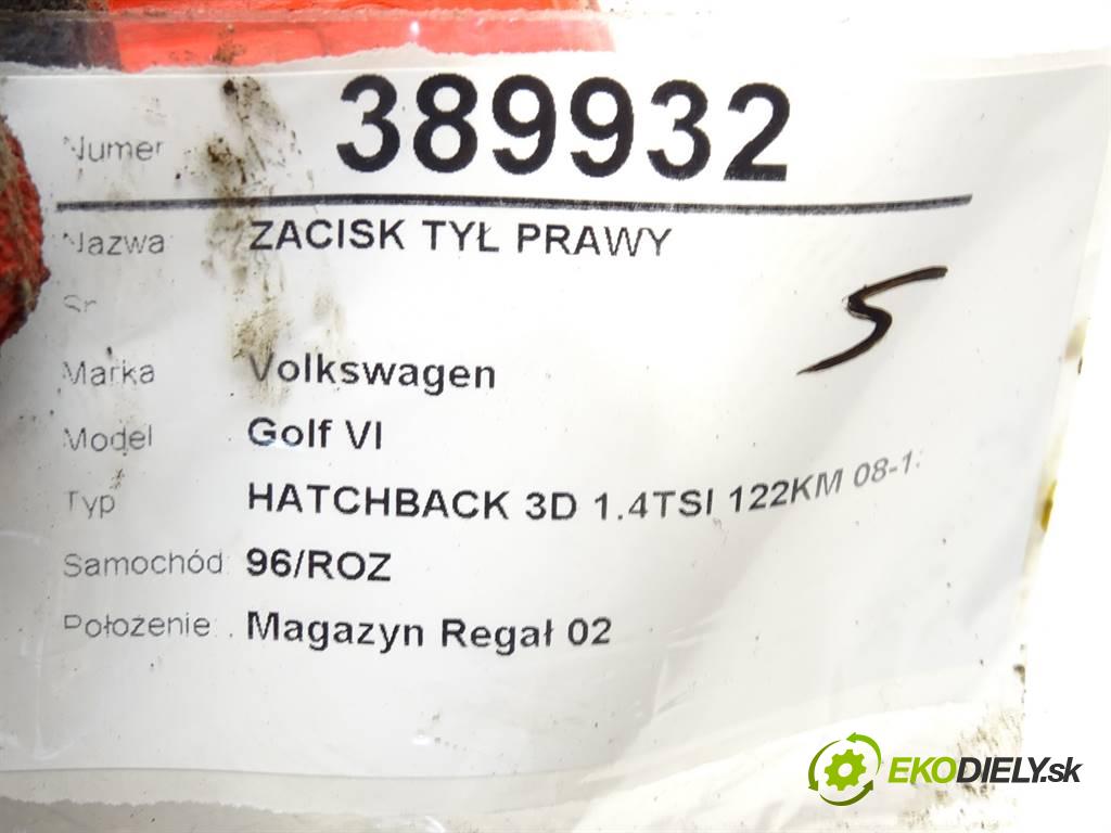 Volkswagen Golf VI  2009 90 kW HATCHBACK 3D 1.4TSI 122KM 08-13 1400 Brzdič strmeň zad pravy  (Ostatné)