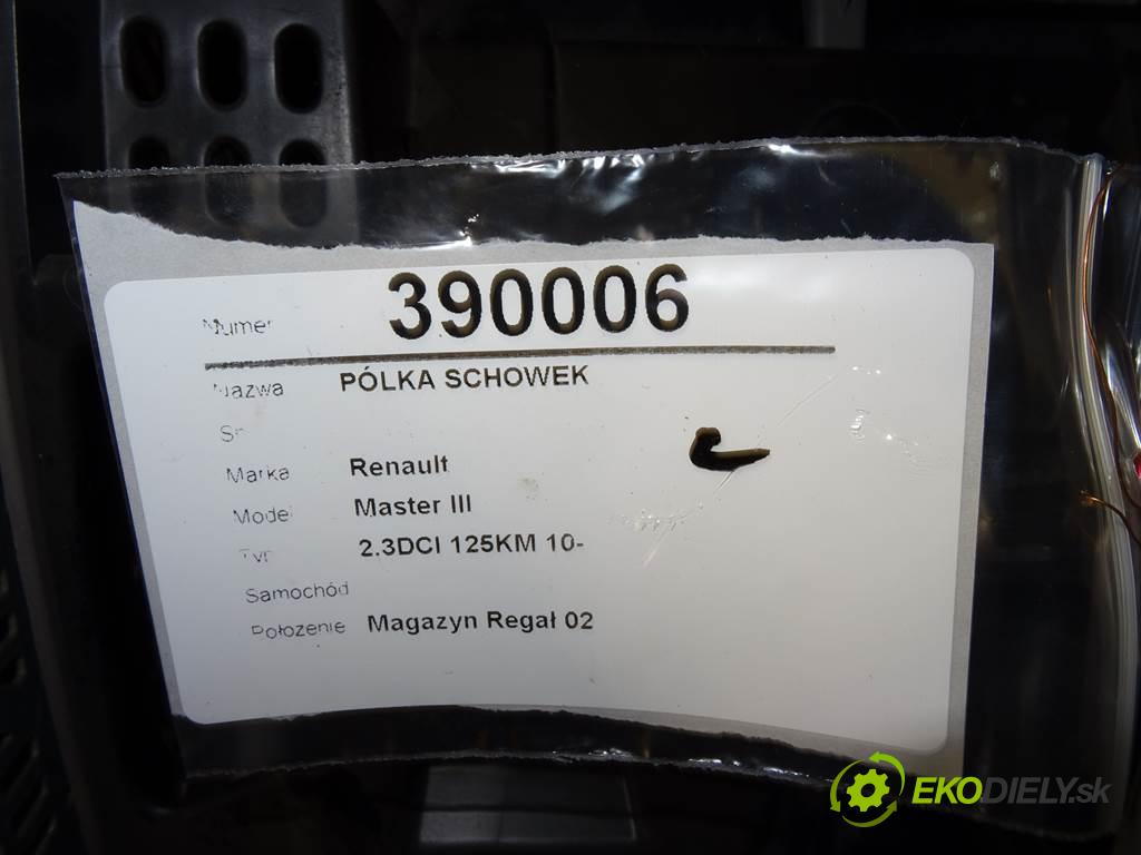 Renault Master III    2.3DCI 125KM 10-  RÝCHLOSTI: Priehradka, kastlík