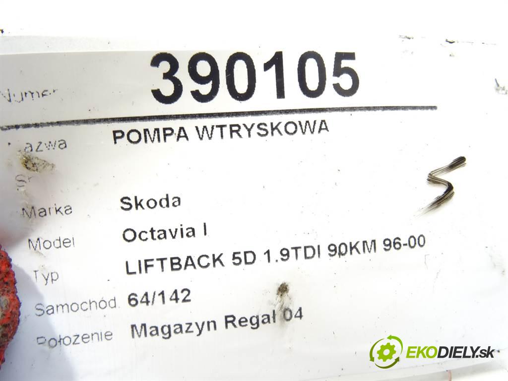 Skoda Octavia I  1998 81 kW LIFTBACK 5D 1.9TDI 90KM 96-00 1900 Pumpa vstrekovacia 0460404977 (Vstrekovacie čerpadlá)