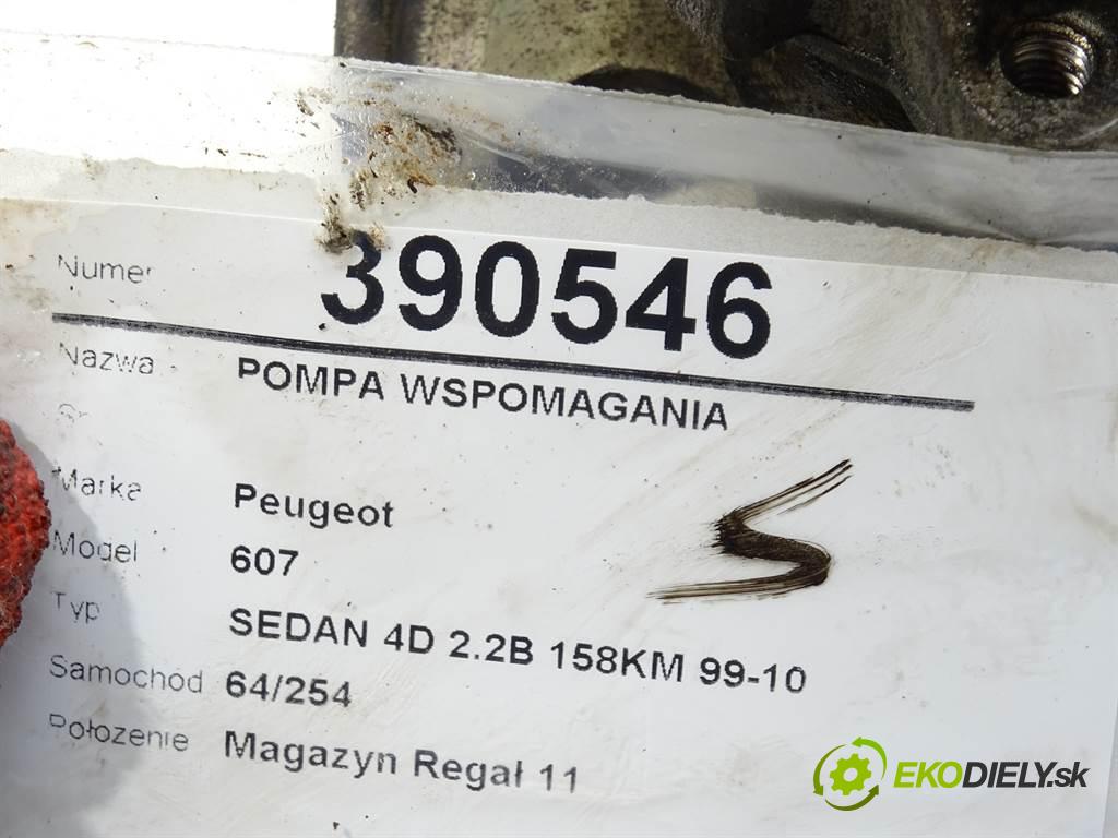 Peugeot 607  2001 116KW SEDAN 4D 2.2B 158KM 99-10 2230 Pumpa servočerpadlo  (Servočerpadlá, pumpy riadenia)