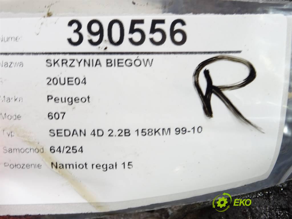 Peugeot 607  2001 116KW SEDAN 4D 2.2B 158KM 99-10 2230 Prevodovka 20UE04 (Prevodovky)