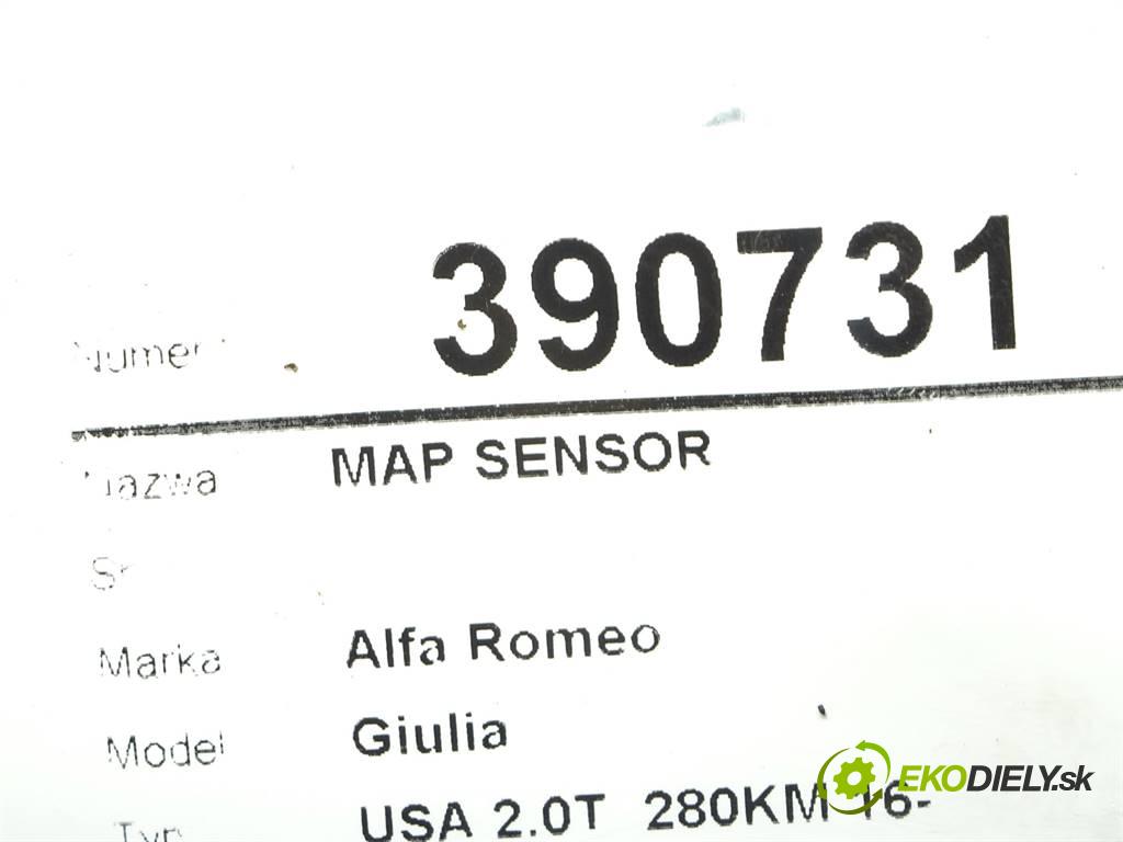 Alfa Romeo Giulia  2017 206 kW USA 2.0T  280KM 16- 2000 MAP senzor 68212571AA (Ostatné)
