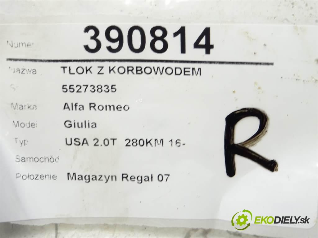 Alfa Romeo Giulia    USA 2.0T  280KM 16-  PIEST: ojnica 55273835 (Piesty)