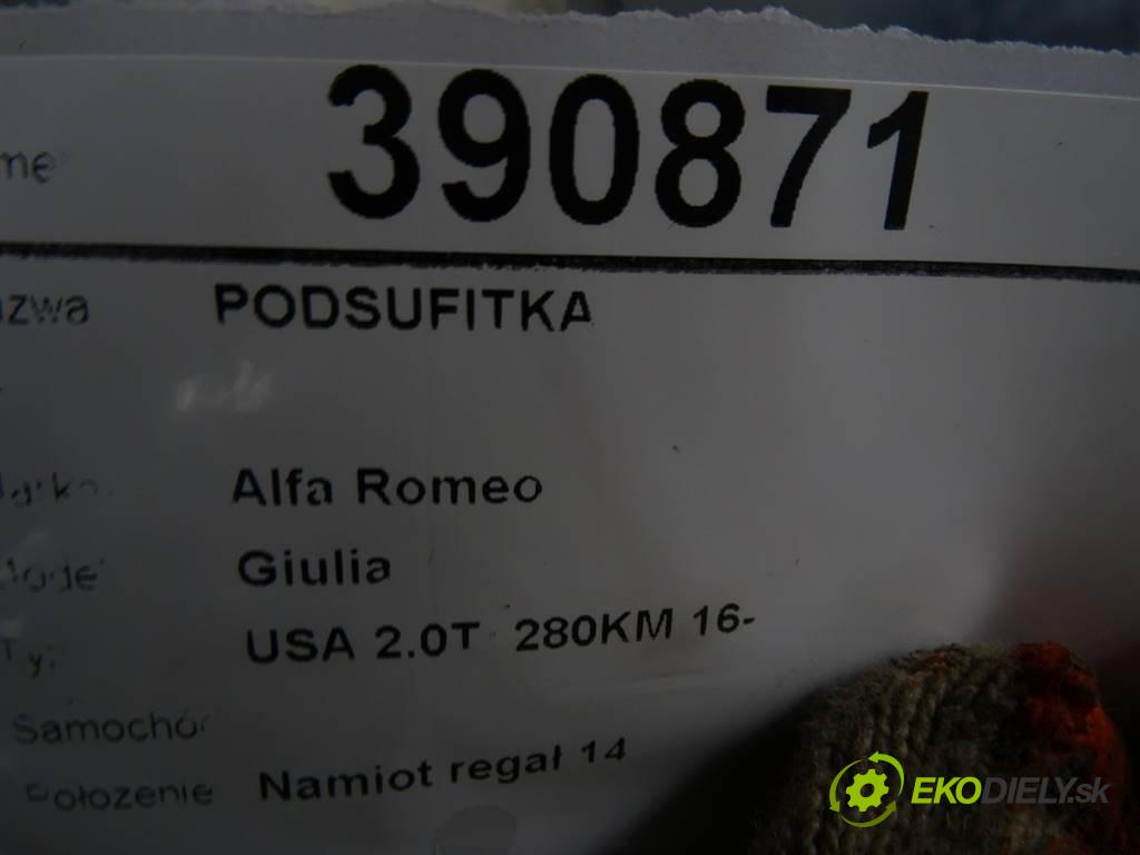 Alfa Romeo Giulia    USA 2.0T  280KM 16-  Stropný tapacír