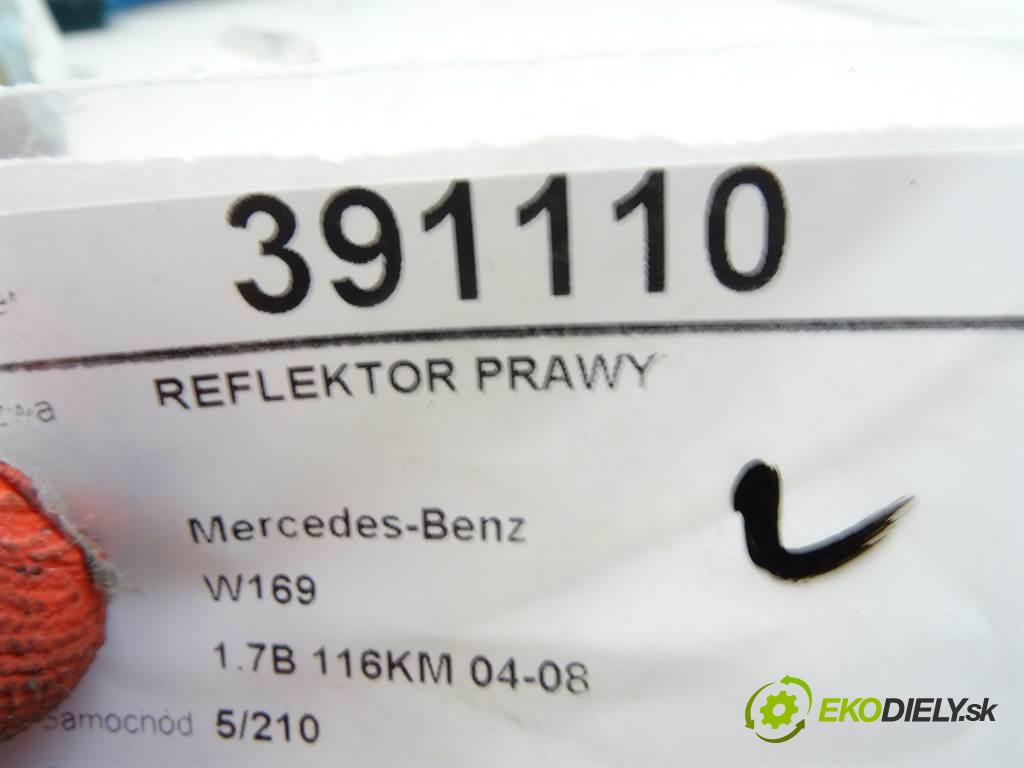 Mercedes-Benz W169  2005 85 kW 1.7B 116KM 04-08  Svetlomet pravy A1698200261 (Pravé)