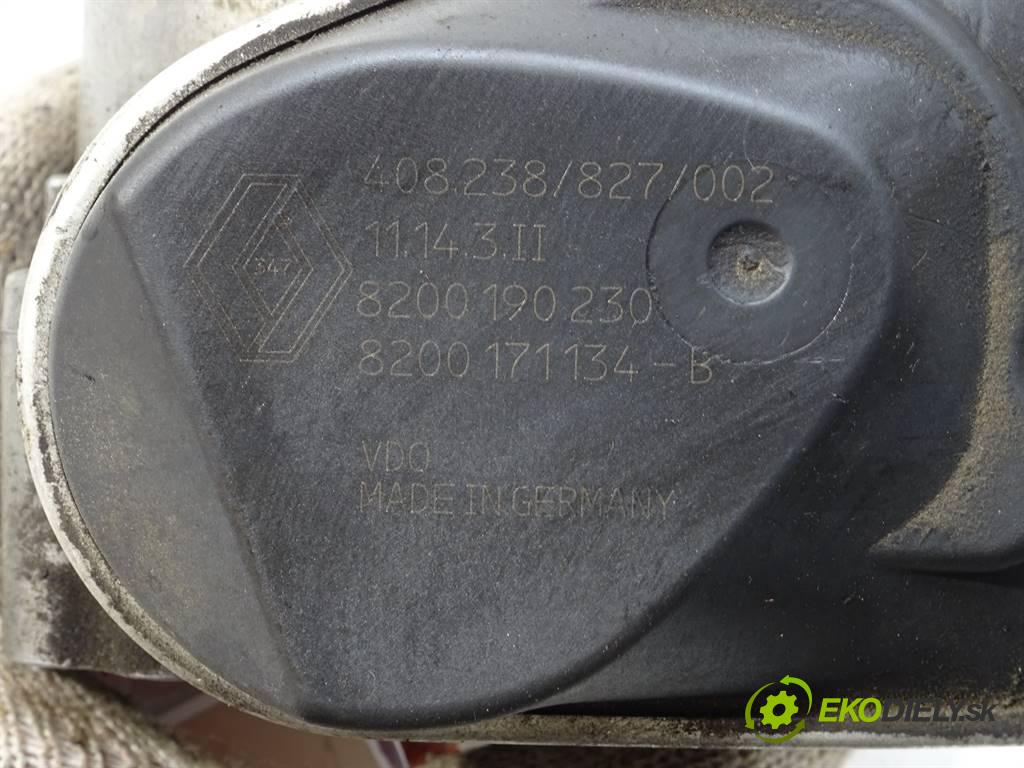 Renault Fluence  2011 81 kW SEDAN 4D 1.6B 110KM 09-12 1600 Škrtiaca klapka 8200190230 (Škrtiace klapky)