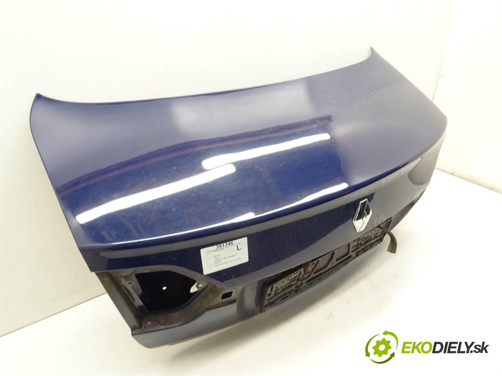 Renault Fluence  2011 81 kW SEDAN 4D 1.6B 110KM 09-12 1600 zadní část kapota  (Zadní kapoty)
