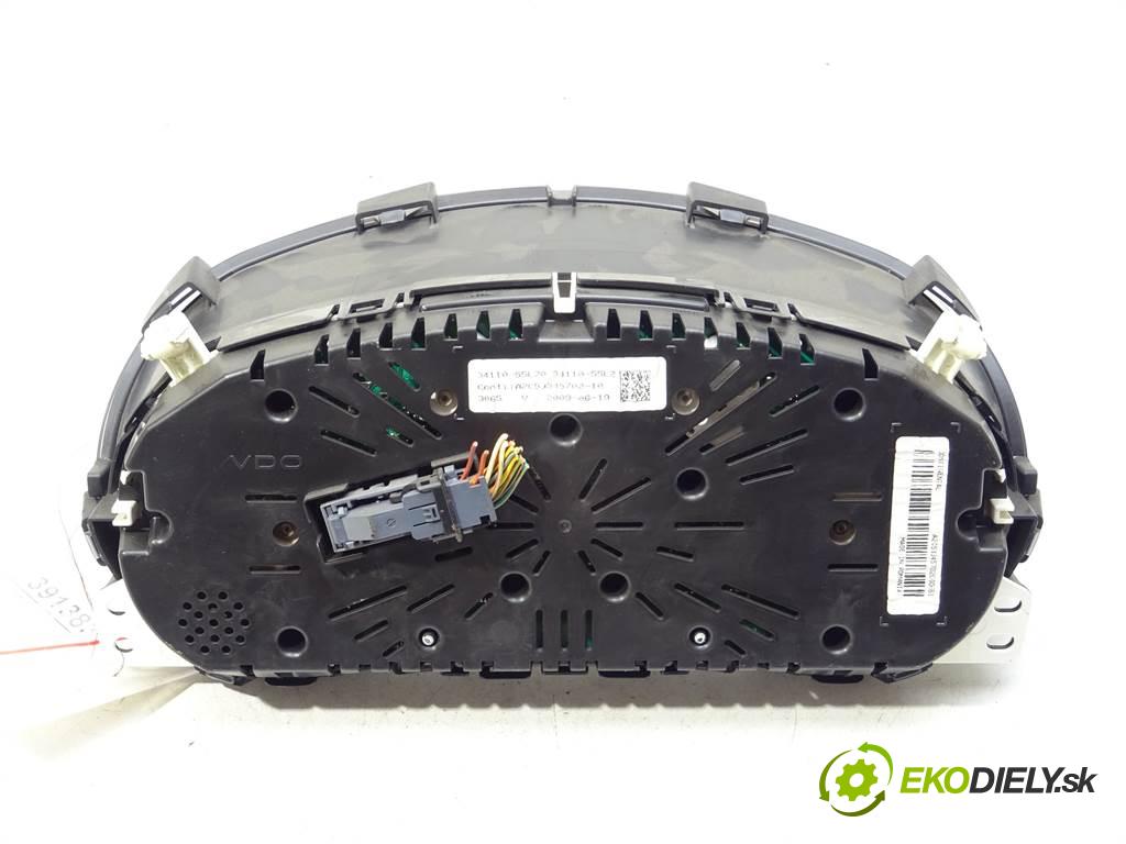 Suzuki SX4  2009 107KM Sedici 1.6B 107KM 06-14 1600 Prístrojovka 34110-55L2 (Prístrojové dosky, displeje)