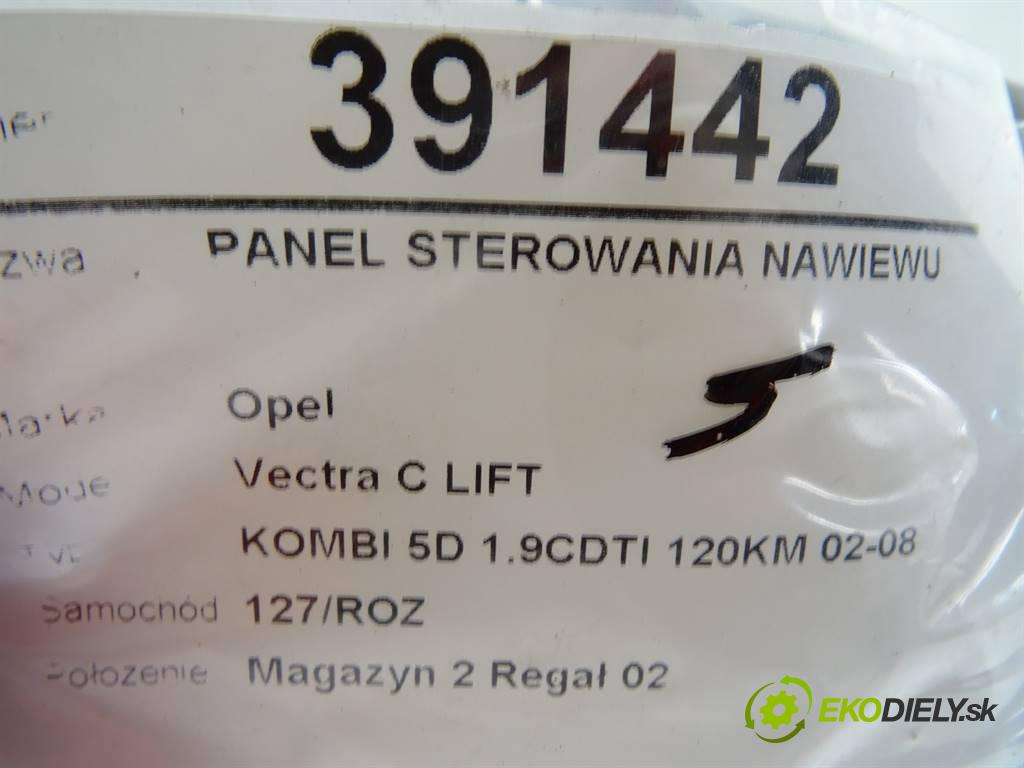 Opel Vectra C LIFT  2007 88 kW KOMBI 5D 1.9CDTI 120KM 02-08 1900 Panel ovládania kúrenia  (Prepínače, spínače, tlačidlá a ovládače kúrenia)