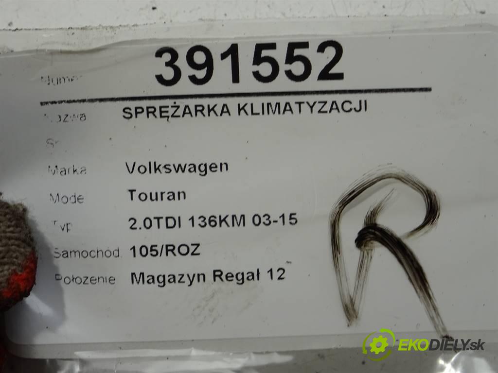 Volkswagen Touran  2003 100 kW 2.0TDI 136KM 03-15 2000 kompresor klimatizace 1K0820859T (Kompresory)