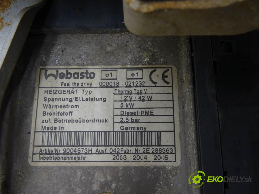 Volkswagen Touran  2003 100 kW 2.0TDI 136KM 03-15 2000 Webasto 1K0815065H (Webasto ohřívače)