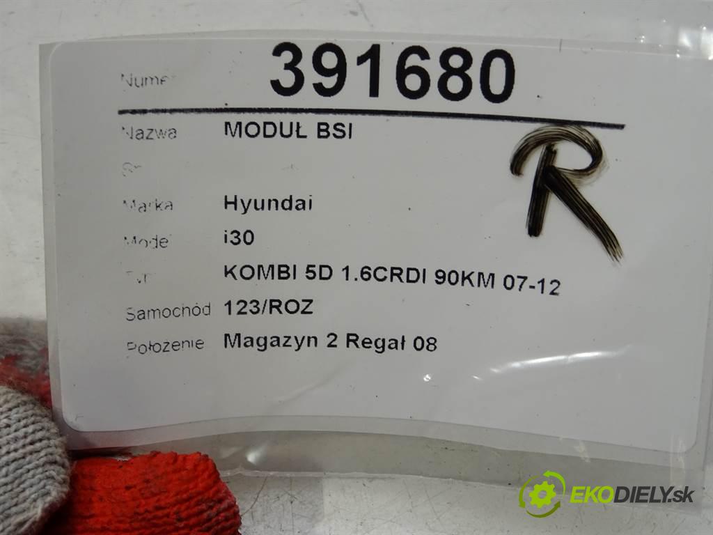 Hyundai i30  2009 66 kW KOMBI 5D 1.6CRDI 90KM 07-12 1600 modul BSI 91950-2H530 (Pojistkové skříňky)