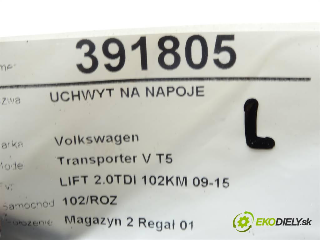 Volkswagen Transporter V T5  2012 75 kW LIFT 2.0TDI 102KM 09-15 2000 Držiak na nápoje  (Úchyty, držiaky na nápoje)