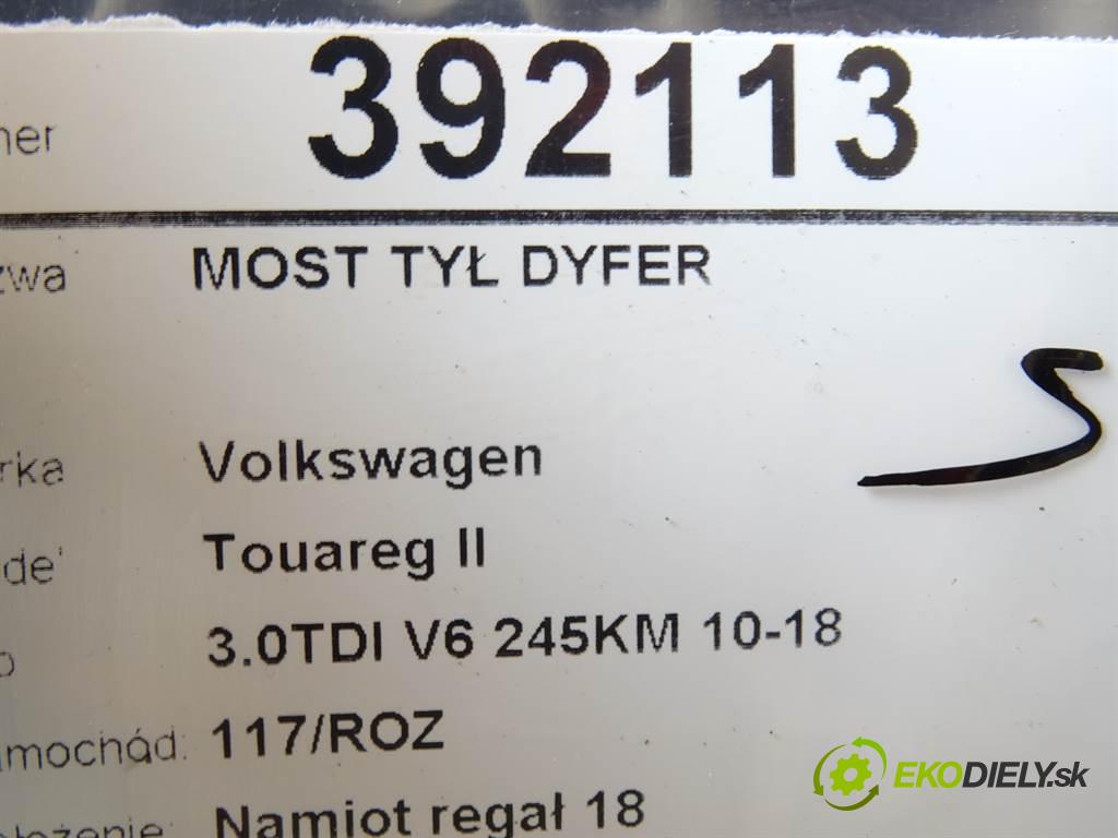 Volkswagen Touareg II  2012 180 kW 3.0TDI V6 245KM 10-18 3000 Most zad ,diferenciál 4460310090 (Zadné)