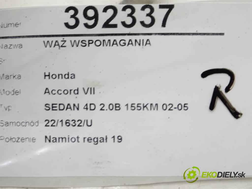 Honda Accord VII  2006 114KW SEDAN 4D 2.0B 155KM 02-05 2000 hadica servočerpadlo  (Rúrky, hadice servočerpadla)