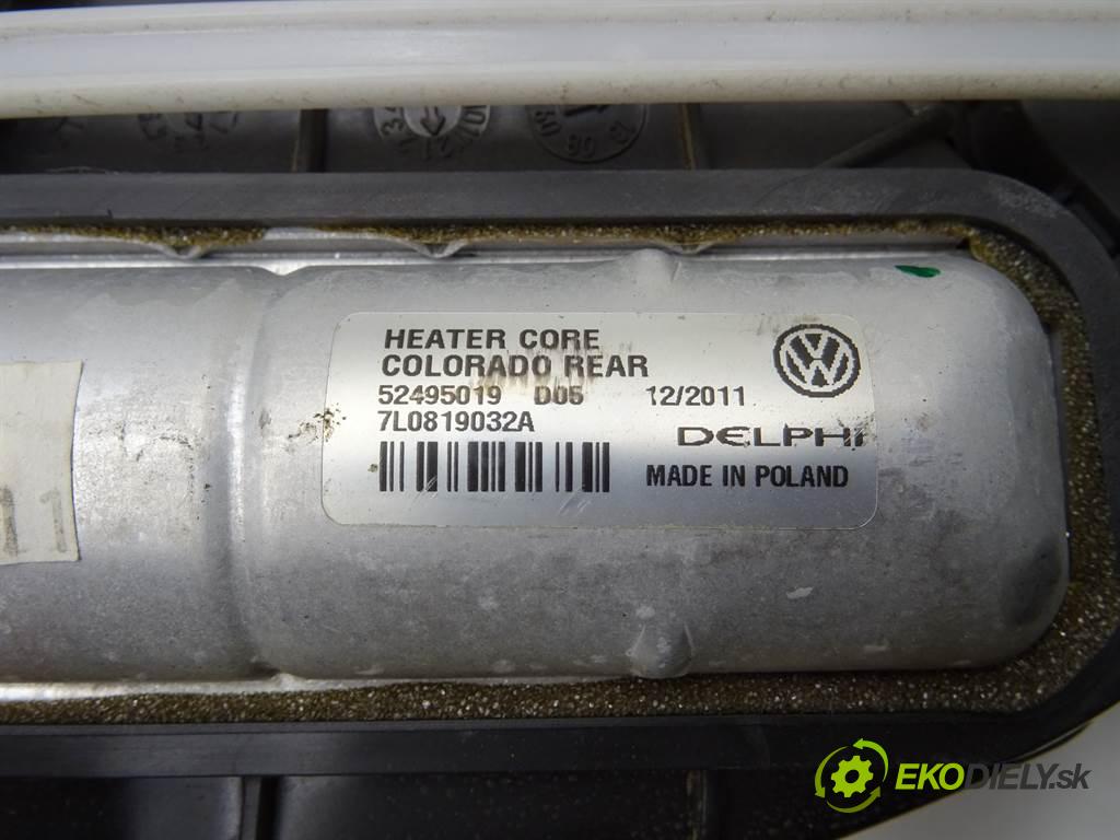Volkswagen Touareg II    3.0TDI V6 245KM 10-18  Výhrevné teleso, radiátor kúrenia KOMBAJN zadný 7P6820003C