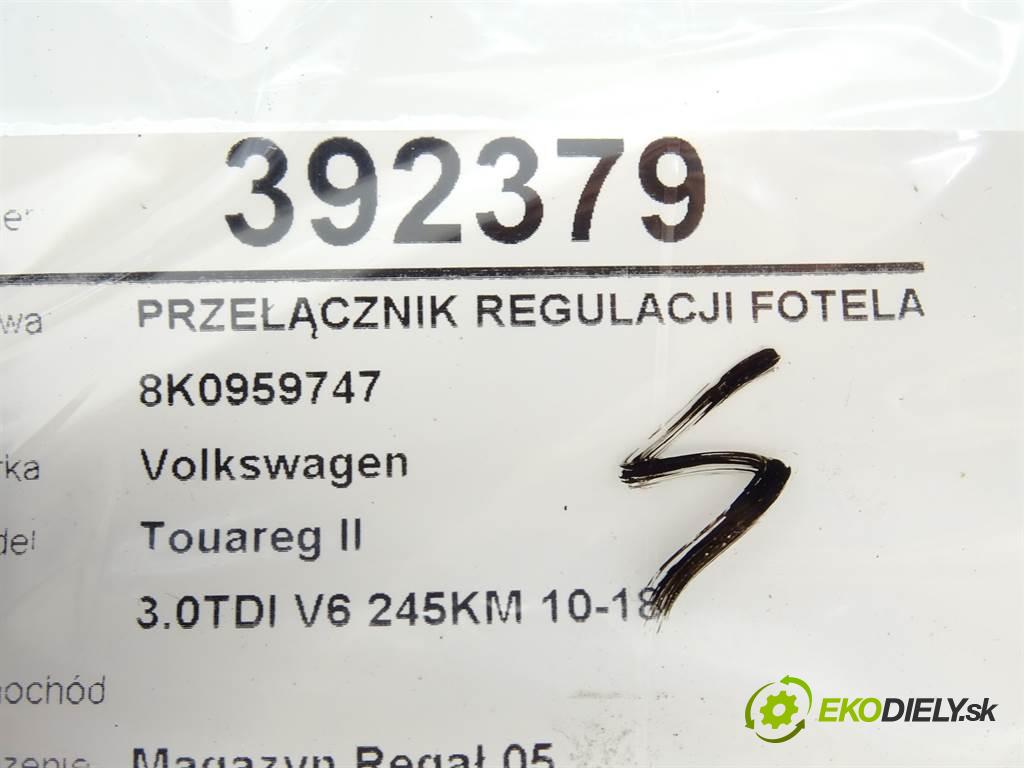Volkswagen Touareg II    3.0TDI V6 245KM 10-18  Prepínač nastavenia sedačky 7P6959747