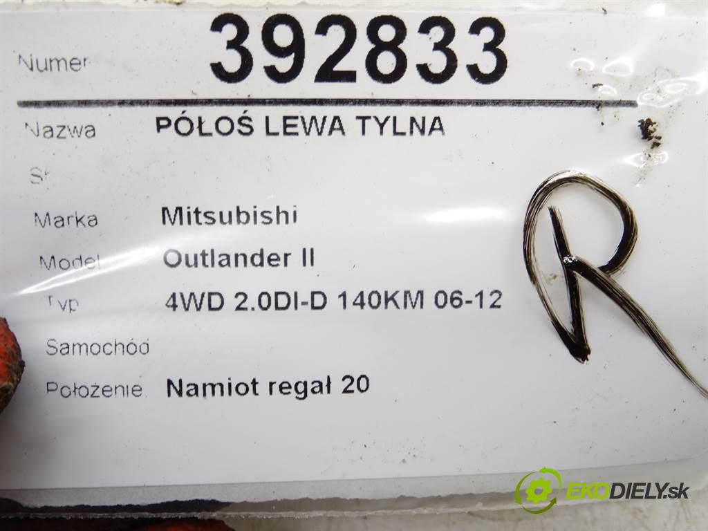 Mitsubishi Outlander II    4WD 2.0DI-D 140KM 06-12  Poloos ľavá strana zadná  (Ostatné)