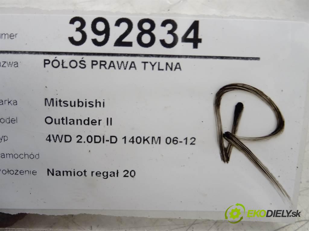 Mitsubishi Outlander II    4WD 2.0DI-D 140KM 06-12  Poloos pravá zadná  (Ostatné)
