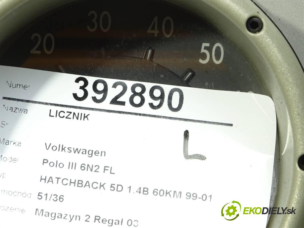 Volkswagen Polo III 6N2 FL  2000  HATCHBACK 5D 1.4B 60KM 99-01 1400 Prístrojovka 0001112044 (Prístrojové dosky, displeje)